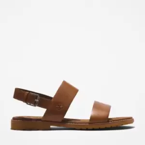 Image of Timberland Chicago Riverside Backstrap Sandal For Her In Brown Light Brown, Size 7