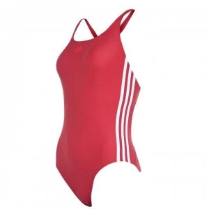 Image of adidas adidas Womens Fit 3-Stripes Swimsuit - ACE3