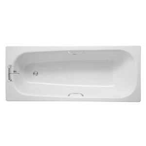 Image of Cooke Lewis Barbican Steel Straight Bath L1700mm W700mm
