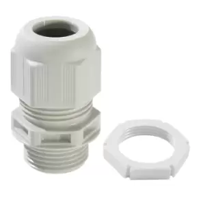 Image of Wiska SPRINT GLP20 Cable Gland with locknut IP68 White - 10100611