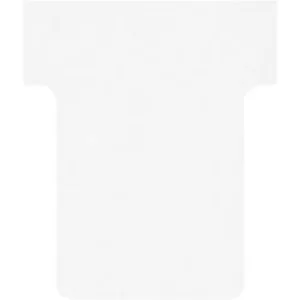 Image of Nobo Size 1.5 T-Cards White Pack of 100