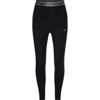 Image of Calvin Klein Performance Tape High Waist Leggings - Black