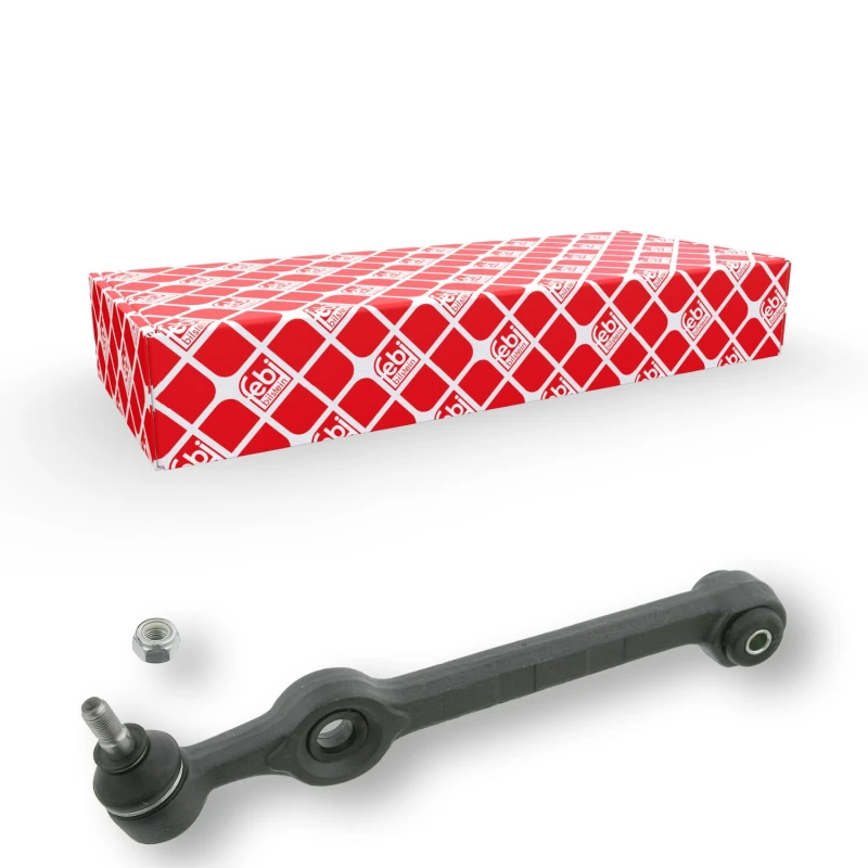 Image of FEBI BILSTEIN 12291 Suspension arm Control Arm, Cast Steel, Lower Front Axle, with ball joint, with rubber mounts Cast Steel Track Control Arm (273)