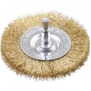 Image of kwb DISC BRUSH, BRASS WIRE, CORRUGATED 609310