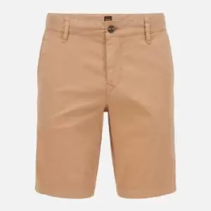 Image of BOSS Casual Mens Schino Slim Fit Shorts - Medium Beige - W32