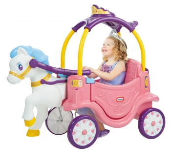 Image of Little Tikes Princess Horse and Carriage