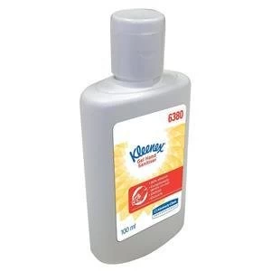 Image of Original Kleenex 1.2l Moisturising Alcohol Instant Hand Sanitiser Clear Pack of 4