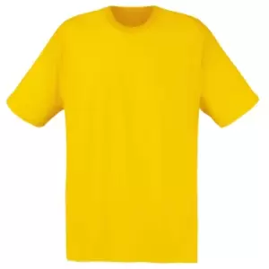 Image of Fruit Of The Loom Mens Screen Stars Original Full Cut Short Sleeve T-Shirt (L) (Sunflower)
