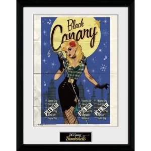 Image of DC Comics Black Canary Bombshells Collector Print