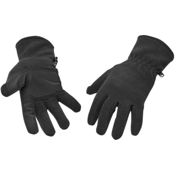 Image of GL11BKR - sz 0 Fleece Glove - Black - Portwest