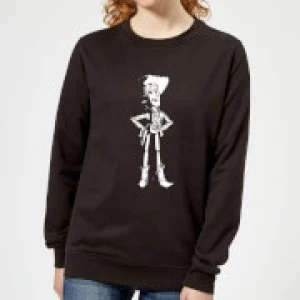 Image of Toy Story Sheriff Woody Womens Sweatshirt - Black - S