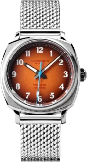 Image of Duckworth Prestex Watch Verimatic Orange Fume Mesh Bracelet Limited Edition