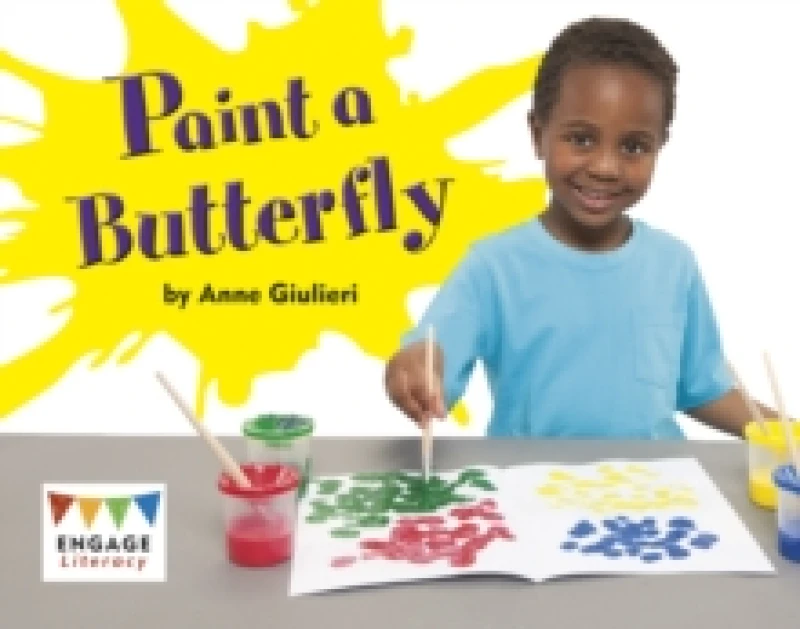 Image of Anne Giulieri Paint a Butterfly Book Multi unisex