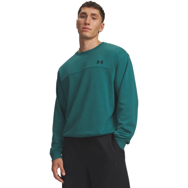 Image of Under Armour UA Rival LW Crew Green/Black male L