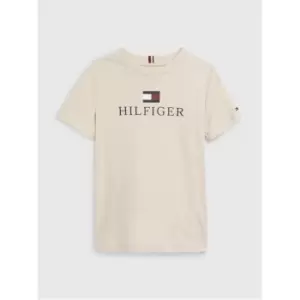 Image of Tommy Hilfiger TH LOGO TEE S/S - Beige
