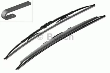 Image of Bosch 3397118306 / 607S Set of SUPERPLUS Windscreen Flat Wiper Blades