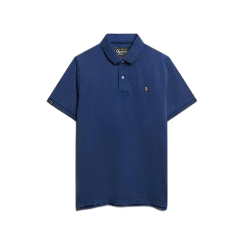 Image of Superdry Polo Superdry Vintage Destroy Bleu Male M