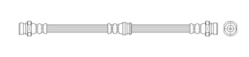 Image of Bosch 1 987 481 961 Brake Hose Brake Hose (83)