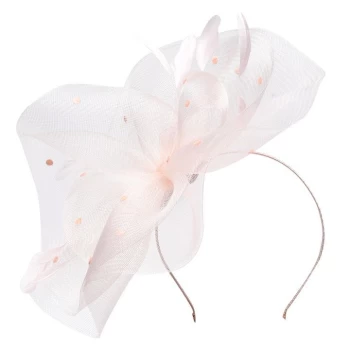 Image of Biba Polka Dot Fascinator - Nude
