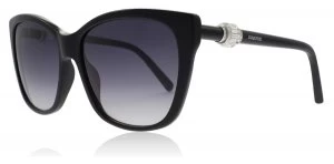 Image of Swarovski SK0129 Sunglasses Black 01B 58mm