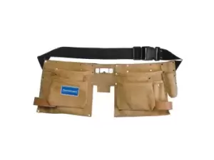 Image of Silverline CB05 Double Pouch Tool Belt 8 Pocket 300 x 200mm