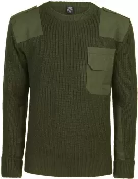 Image of Brandit BW Pullover, green Size M green, Size M