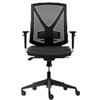 Image of Realspace Synchro Tilt Ergonomic Office Chair with 2D Armrest and Adjustable Seat Karl Black