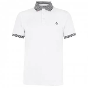 Image of Original Penguin Original Penguin Collar Polo Shirt - Bright White