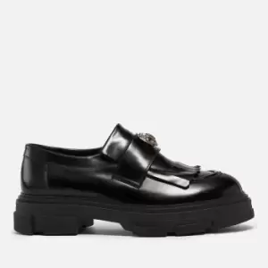 Image of Kurt Geiger London Womens Bird Eagle Leather Loafers - Black - UK 7