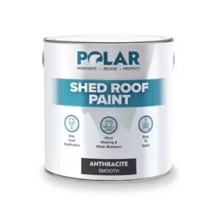 Image of Polar Shed Roof Paint Anthracite 2.5L