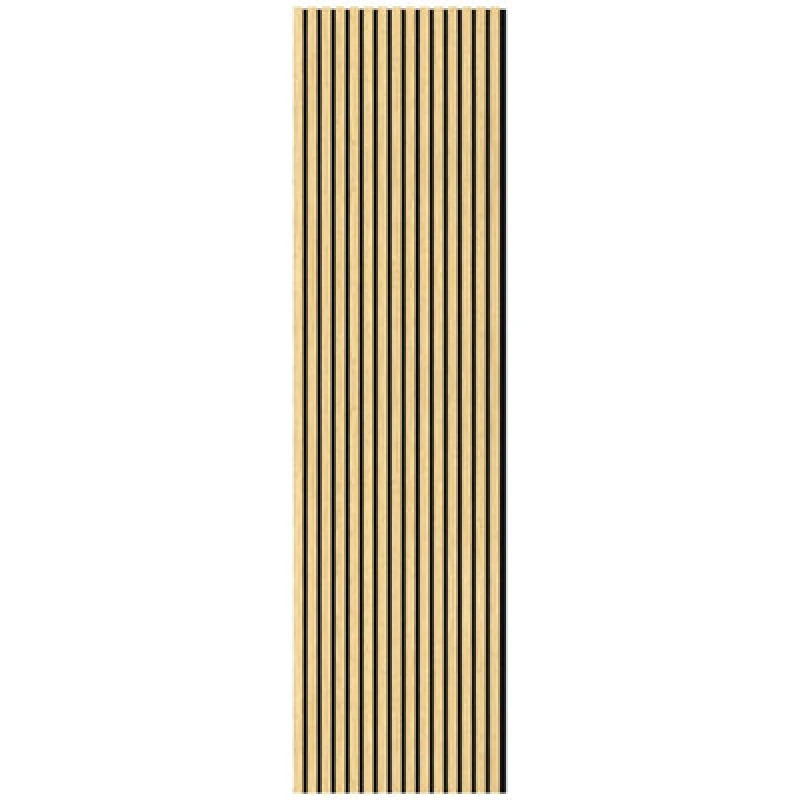 Image of Wall Panels UK White Oak Acoustic Slat Wall Panel ( 2 Pack )
