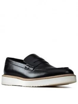 Image of Clarks Ernest Free Slip On Shoes - Black