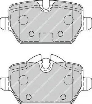 Image of Ferodo FDB4383 Brake Pad Set Rear Axle Premier Car