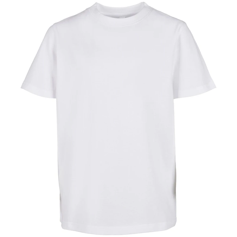 Image of Build Your Brand Basic 2.0 T-Shirt in White Size: 4-6 Years White Unisex 4-6 Years