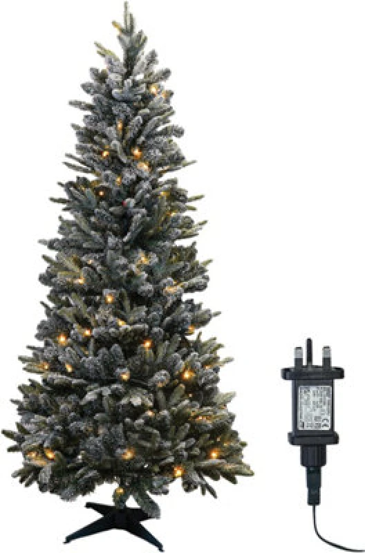 Image of Xmas Haus 2.1M Pre-Lit 150Ww Pop Up Frosty Pine Xmas Tree