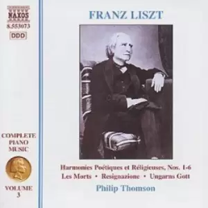 Image of Liszt Piano Music - Vol3 by Franz Liszt CD Album