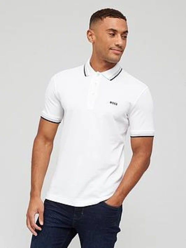 Image of Boss Paddy Polo Shirt - White White 2XL