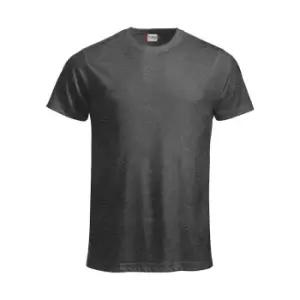 Image of Clique Mens New Classic Melange T-Shirt (L) (Anthracite)