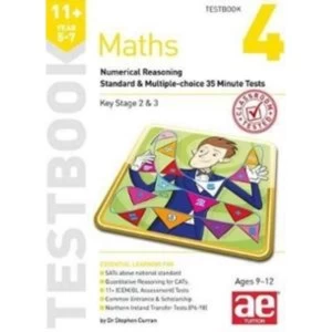 Image of 11+ Maths Year 5-7 Testbook 3: Numerical Reasoning Standard & Multiple-Choice 35 Minute Tests by Stephen C. Curran...