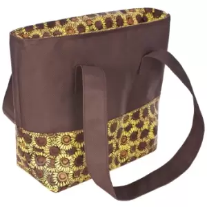 Image of Trespass Womens/Ladies Pack Sunflower Print Lunch Bag (One Size) (Sunflower)