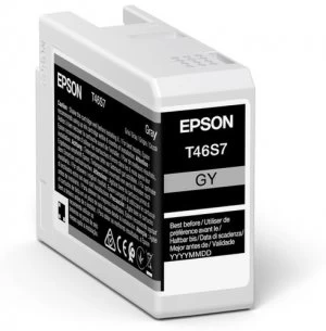 Image of Epson T46S7 Grey Ink Cartridge