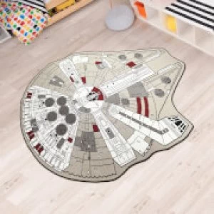 Image of Star Wars Millennium Falcon Rug - 59" x 79 Inch