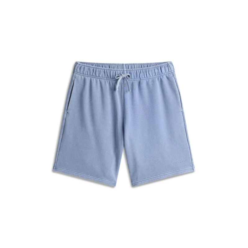 Image of Tommy Hilfiger Mens Fleece Relaxed Fit Jogger Shorts Brisk Blue C2B male M