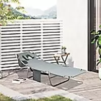 Image of OutSunny Oxford Fabric, Steel Lounge Grey