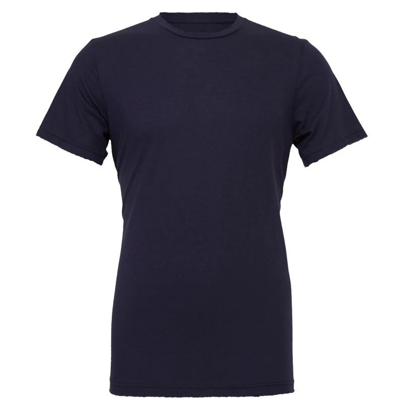 Image of Bella + Canvas Mens Jersey Crew Neck T-Shirt in Navy Size: XS Navy Male XS