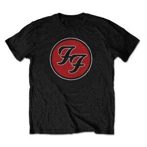 Image of Foo Fighters - FF Logo Unisex Medium T-Shirt - Black