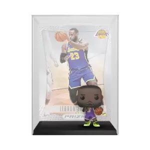Image of Funko POP! NBA LOS ANGELES LAKERS LEBRON JAMES PANINI PRIZM FIGURE, gold
