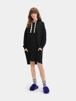 Image of UGG Aderyn Hoodie Dress, Black Size M Women