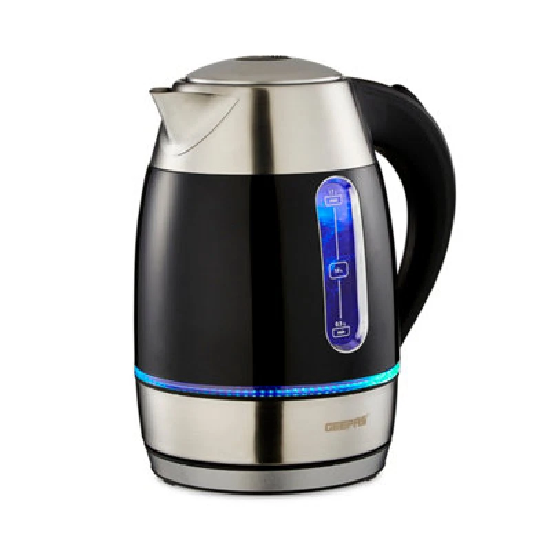 Image of Geepas 1.7L Illuminating Kettle 2200W Boil-Dry Protection 360° Swivel Base Black unisex