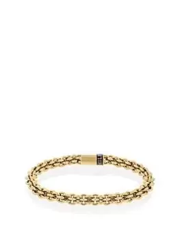 Image of Tommy Hilfiger Mens Gold Plated Chain Bracelet